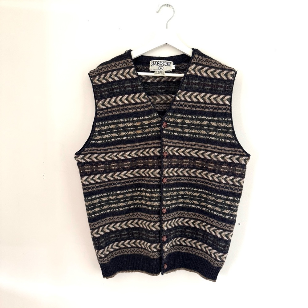 Vintage Garoche Sweater Vest size L